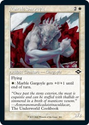 Marble Gargoyle (Retro Frame) (Foil Etched) (MH2-382) [Modern Horizons 2] Foil