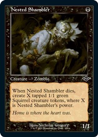 Nested Shambler (Retro Frame) (Foil Etched) (MH2-399) [Modern Horizons 2] Foil