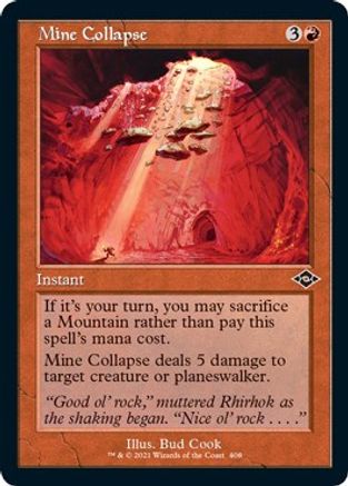 Mine Collapse (Retro Frame) (Foil Etched) (MH2-408) [Modern Horizons 2] Foil