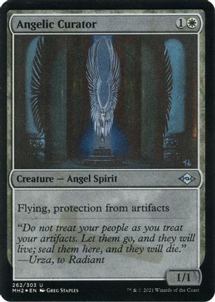 Angelic Curator (Foil Etched) (MH2-262) [Modern Horizons 2] Foil