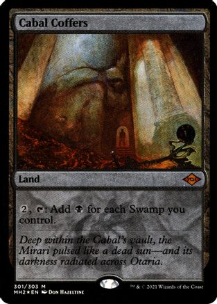Cabal Coffers (Foil Etched) (MH2-301) [Modern Horizons 2] Foil