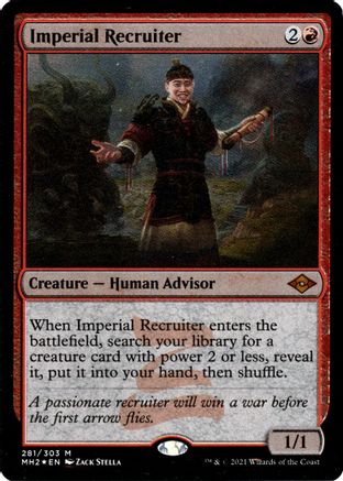 Imperial Recruiter (Foil Etched) (MH2-281) [Modern Horizons 2] Foil