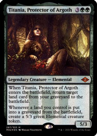 Titania, Protector of Argoth (Foil Etched) (MH2-287) [Modern Horizons 2] Foil