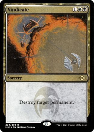Vindicate (Foil Etched) (MH2-294) [Modern Horizons 2] Foil