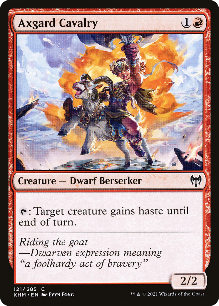 Axgard Cavalry (KHM-121) [Kaldheim] Foil