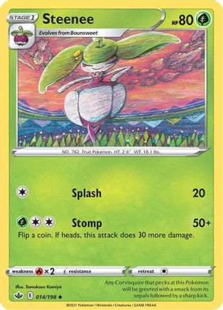 Steenee (014/198) [SWSH06 Chilling Reign] - Uncommon