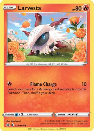Larvesta (023/198) [SWSH06 Chilling Reign] - Common