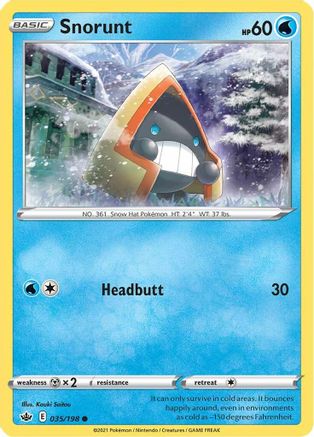 Snorunt (035/198) [SWSH06 Chilling Reign] - Common