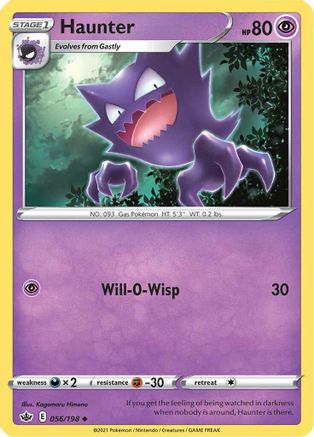 Haunter (056/198) [SWSH06 Chilling Reign] - Uncommon