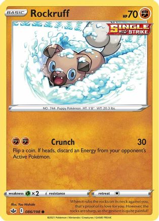 Rockruff (086/198) [SWSH06 Chilling Reign] - Common