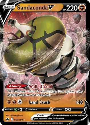 Sandaconda V (089/198) [SWSH06 Chilling Reign] Holofoil - Ultra Rare