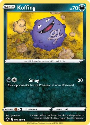 Koffing (094/198) [SWSH06 Chilling Reign] - Common