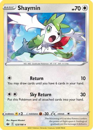 Shaymin (123/198) [SWSH06 Chilling Reign] Reverse Holofoil - Holo Rare