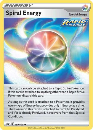 Spiral Energy (159/198) [SWSH06 Chilling Reign] Reverse Holofoil - Uncommon