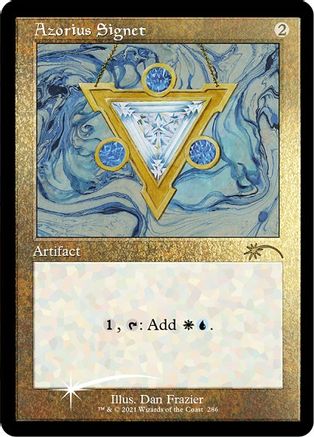 Azorius Signet (Foil Etched) (SLD-286) [Secret Lair Drop Series] Foil