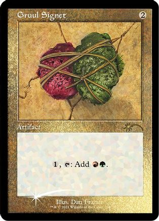 Gruul Signet (Foil Etched) (SLD-288) [Secret Lair Drop Series] Foil