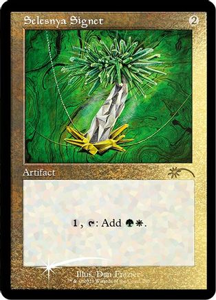 Selesnya Signet (Foil Etched) (SLD-290) [Secret Lair Drop Series] Foil
