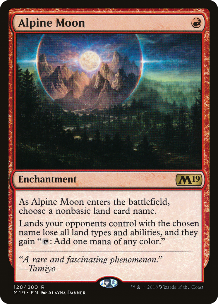 Alpine Moon (M19-128) [Core Set 2019]