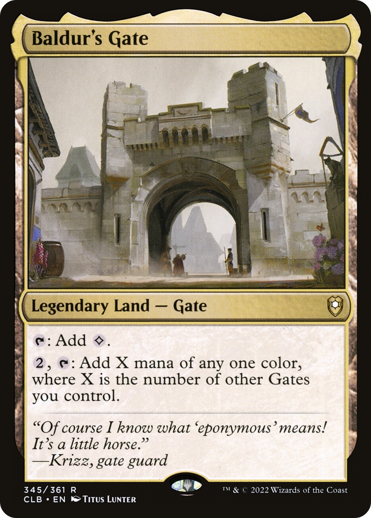 Baldur's Gate (CLB-345) [Commander Legends: Battle for Baldur's Gate]