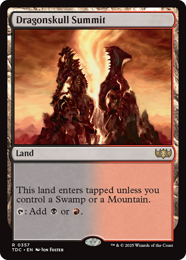 Dragonskull Summit (TDC-357) [Commander: Tarkir: Dragonstorm]