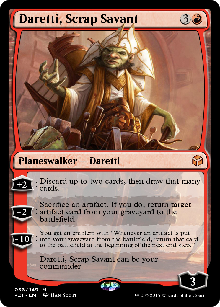 Daretti, Scrap Savant (PZ1-056) [Legendary Cube Prize Pack] Foil