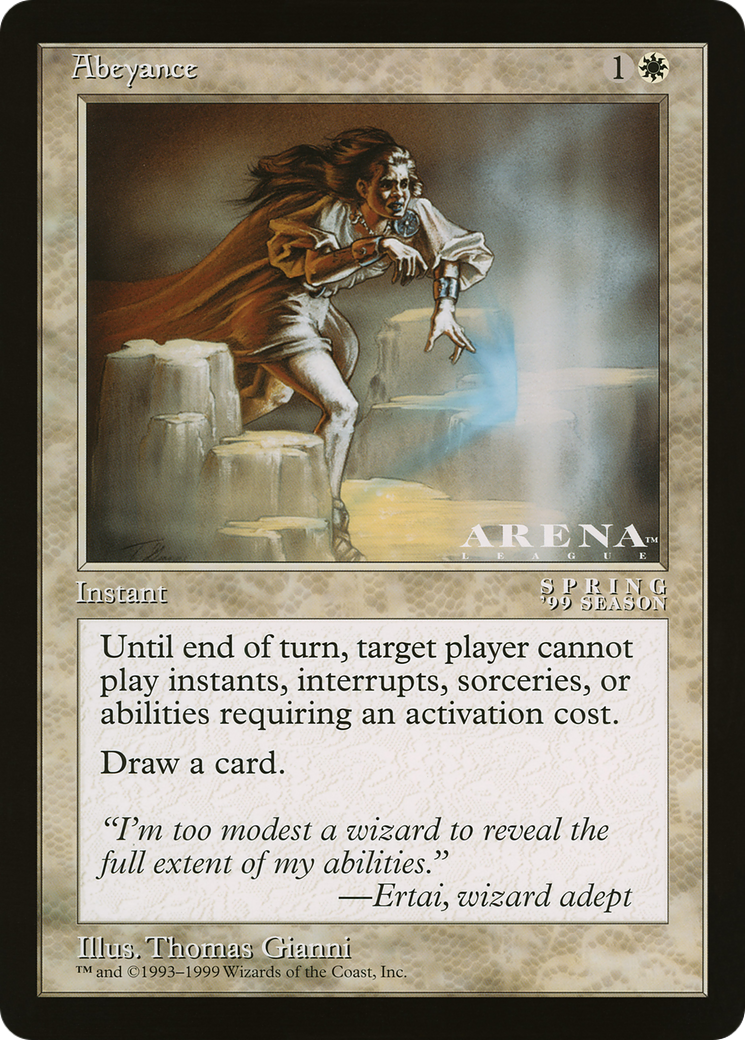 Abeyance (OLEP-078) [Oversized League Prizes]