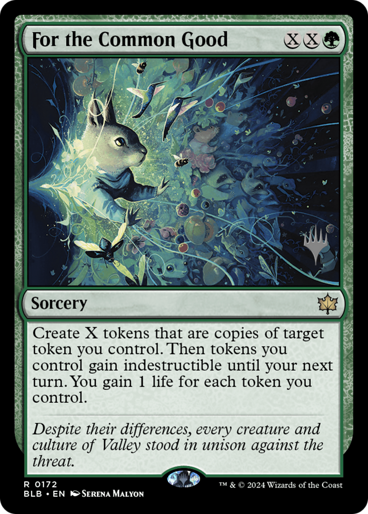 For the Common Good (PPBLB-172) [Promo Pack: Bloomburrow Promos] Foil