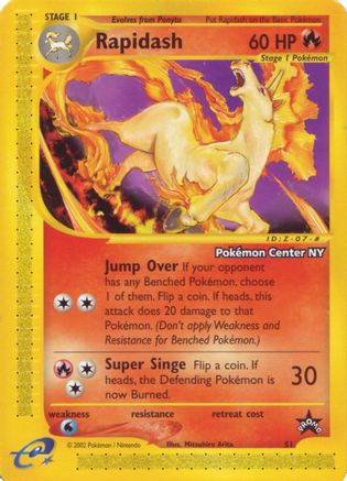 Rapidash [Pokemon Center NY] (051) [WoTC Promo] - Promo