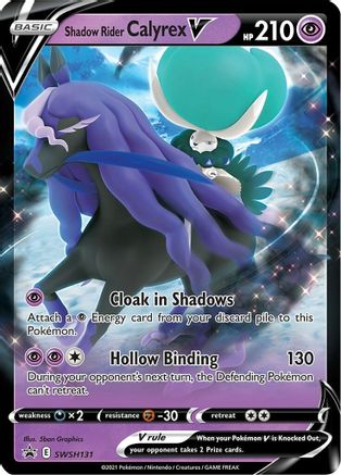 Shadow Rider Calyrex V (SWSH131/307) [SWSH Sword & Shield Promo Cards] Holofoil - Promo