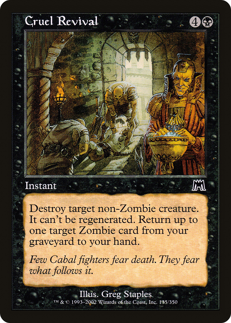 Cruel Revival (ONS-135) [Onslaught] Foil