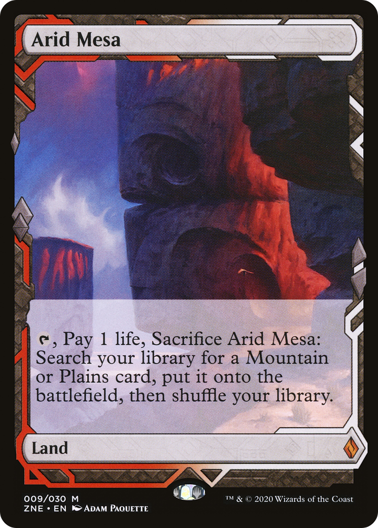 Arid Mesa (ZNE-009) [Zendikar Rising Expeditions] Foil