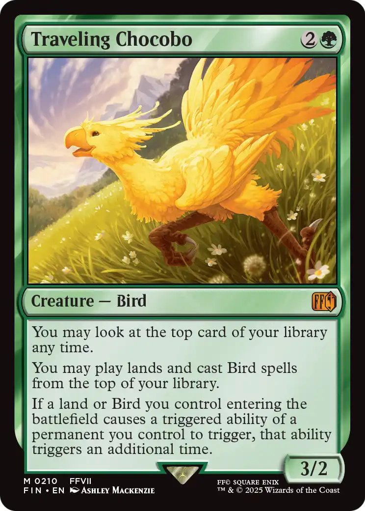 Traveling Chocobo (FIN-210) [FINAL FANTASY] Foil