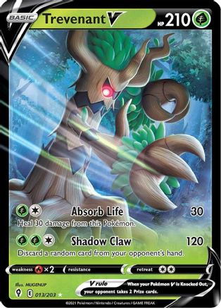 Trevenant V (013/203) [SWSH07 Evolving Skies] Holofoil - Ultra Rare