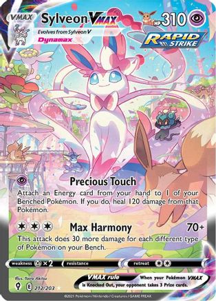 Sylveon VMAX (Alternate Art Secret) (212/203) [SWSH07 Evolving Skies] Holofoil - Secret Rare