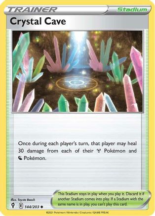 Crystal Cave (144/203) [SWSH07 Evolving Skies] - Uncommon