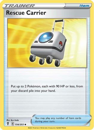 Rescue Carrier (154/203) [SWSH07 Evolving Skies] Reverse Holofoil - Uncommon