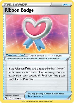Ribbon Badge (155/203) [SWSH07 Evolving Skies] Reverse Holofoil - Uncommon
