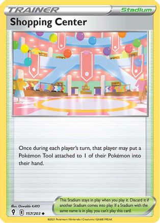 Shopping Center (157/203) [SWSH07 Evolving Skies] Reverse Holofoil - Uncommon