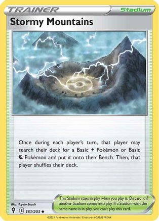 Stormy Mountains (161/203) [SWSH07 Evolving Skies] - Uncommon