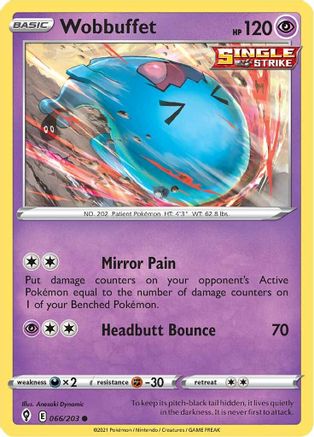Wobbuffet (066/203) [SWSH07 Evolving Skies] - Common
