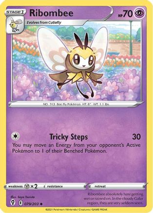 Ribombee (079/203) [SWSH07 Evolving Skies] Reverse Holofoil - Uncommon