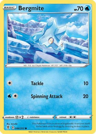 Bergmite (044/203) [SWSH07 Evolving Skies] - Common