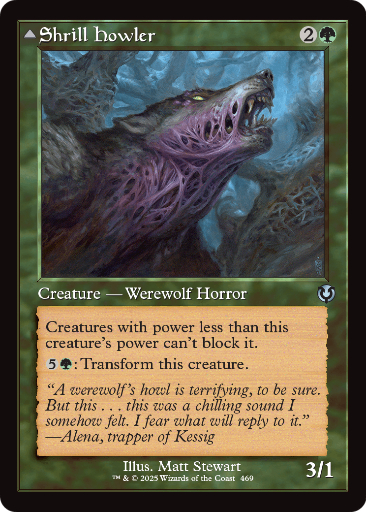 Shrill Howler (Retro Frame) (INR-469) [Innistrad Remastered]