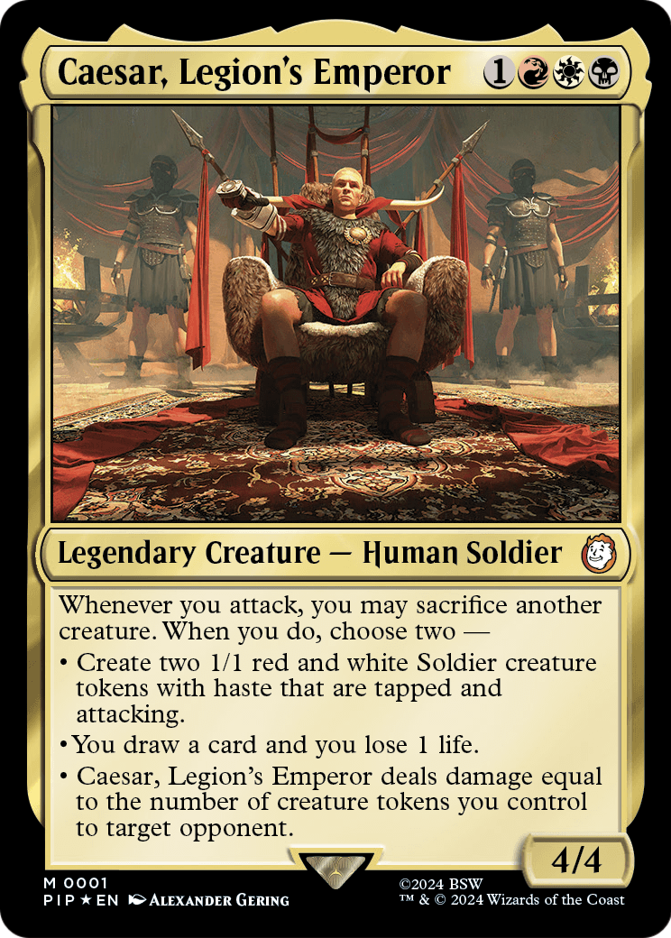 Caesar, Legion's Emperor (PIP-001) [Fallout] Foil