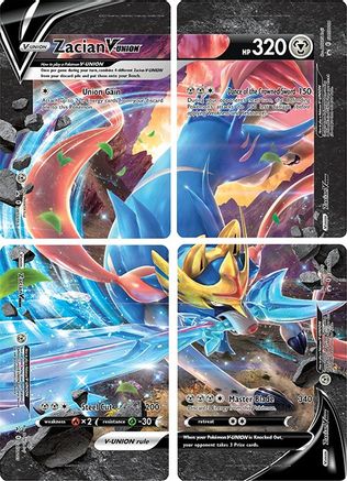 Zacian V-UNION [Set of 4] [SWSH Sword & Shield Promo Cards] Holofoil - Promo
