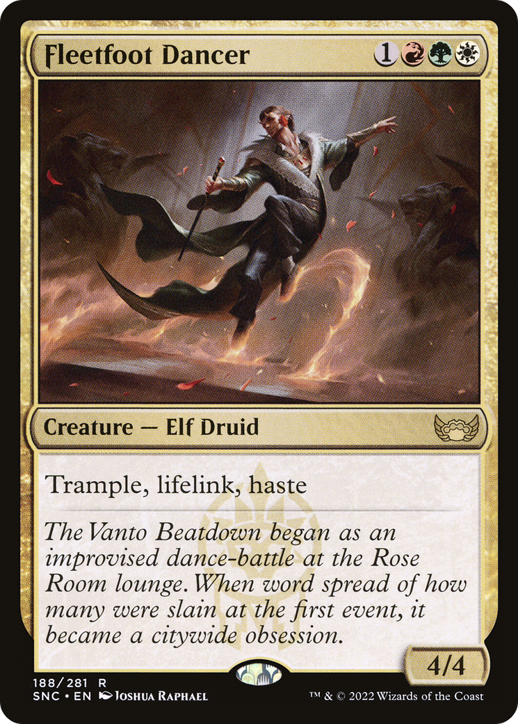 Fleetfoot Dancer (SNC-188) [Streets of New Capenna] Foil