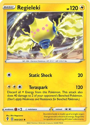 Regieleki (60/203) [Deck Exclusives] - Rare