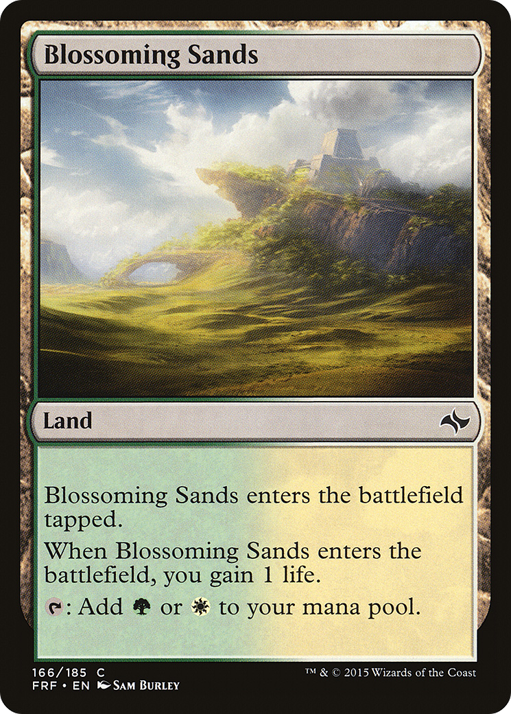 Blossoming Sands (FRF-166) [Fate Reforged]