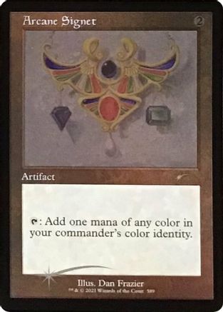 Arcane Signet (SLD-589) (Foil Etched) [Secret Lair Drop Series] Foil