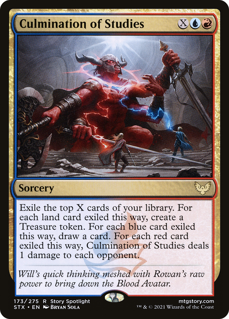 Culmination of Studies (STX-173) [Strixhaven: School of Mages] Foil